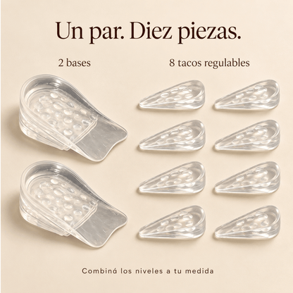 Arizona Altura · Taloneras de Gel con Elevación Ajustable