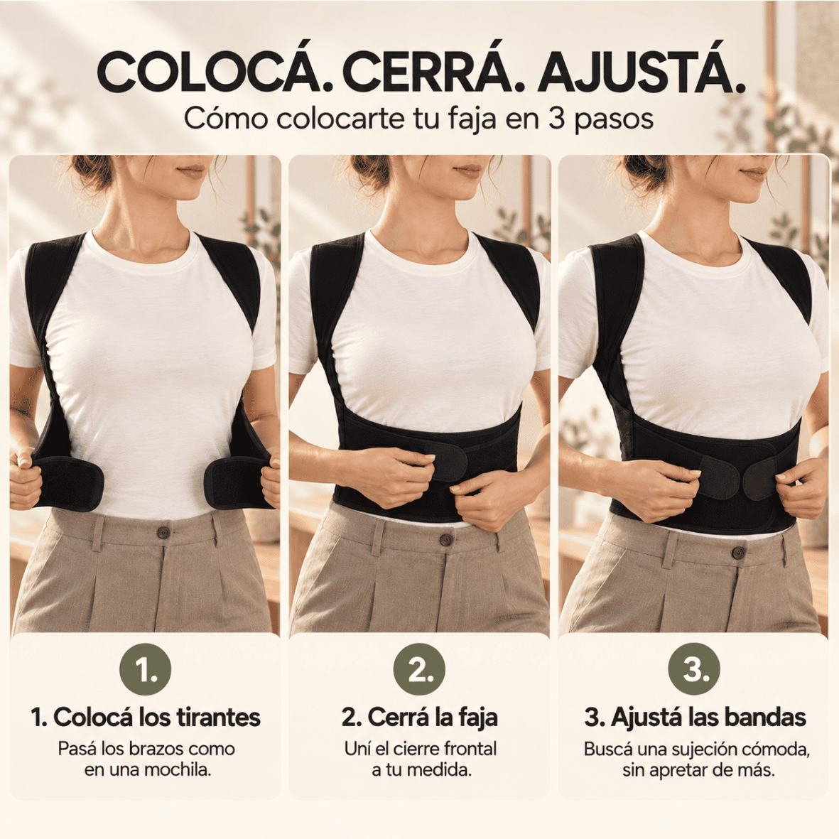 Arizona Postura · Corrector de Postura Ergonómico para Espalda