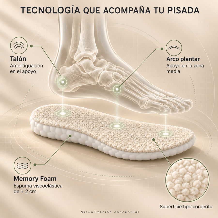Plantilla Ortopedicas Espuma Viscoelastica
