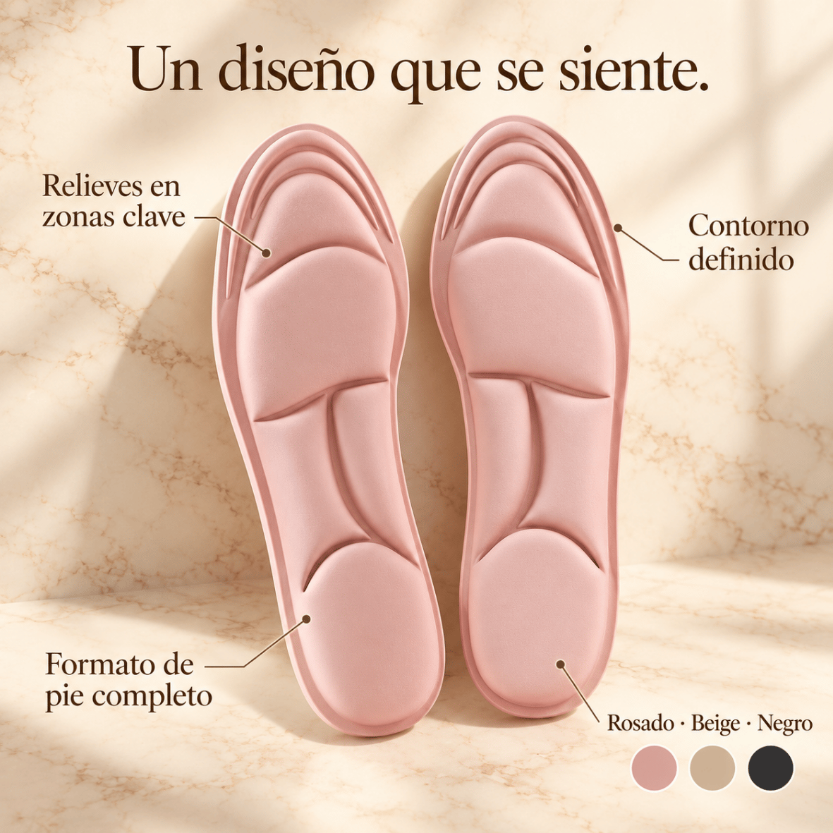 Arizona Memory 5D · Plantillas Anatómicas de Memory Foam