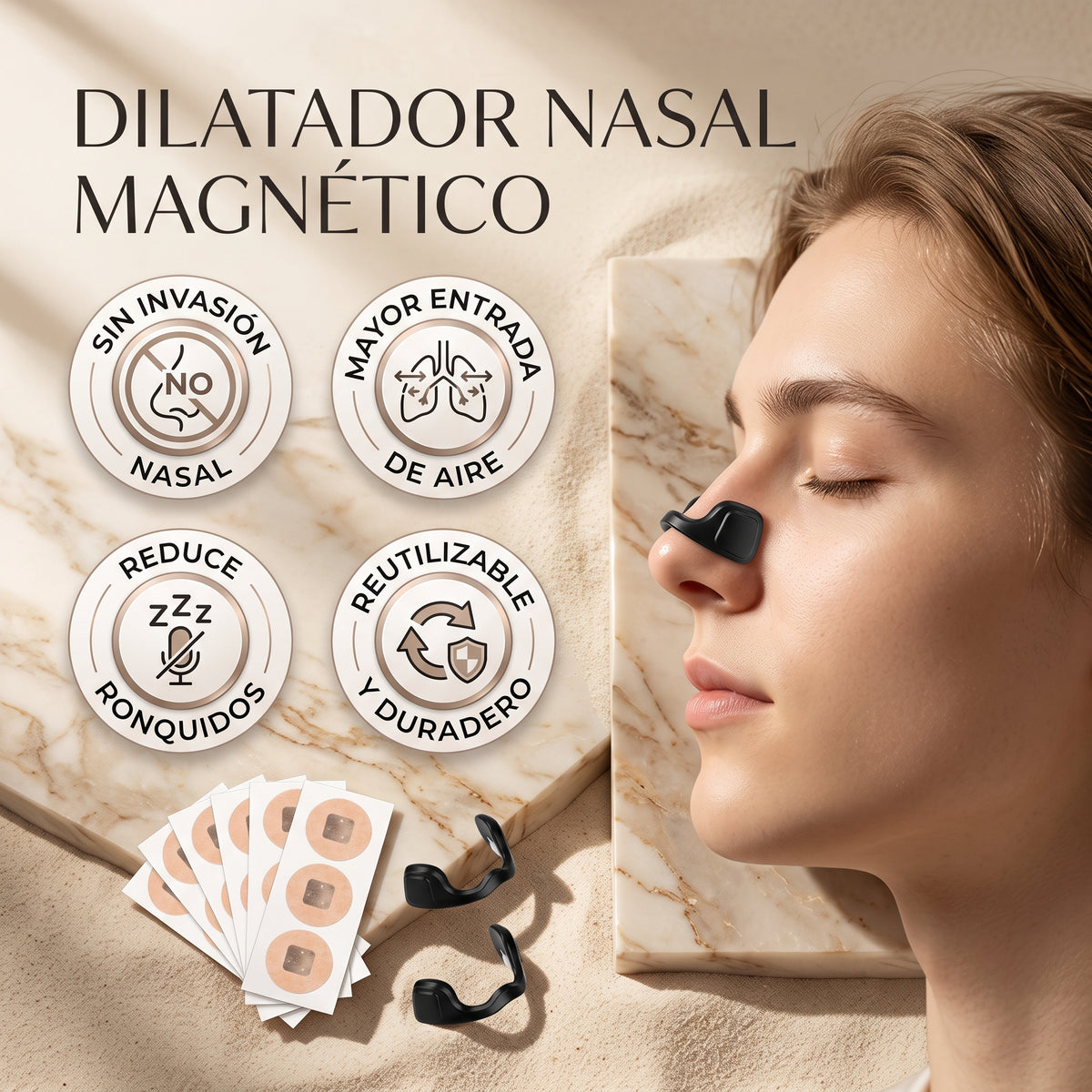 Arizona RespiraBien · Dilatador Nasal Anti Ronquidos x15 Pares