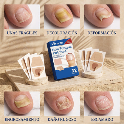 Arizona Uñas Sanas · Parches para Uñas Amarillas x32