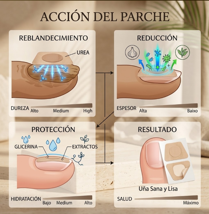 Arizona Uñas Sanas · Parches para Uñas Amarillas x32
