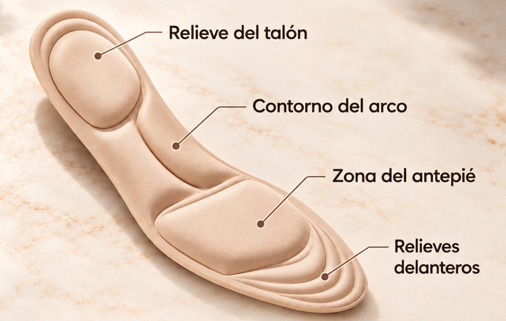 Plantilla Arizona Studio armada con sus zonas señaladas